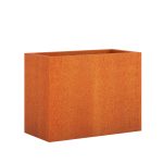 Donica ogrodowa metalowa Corten 30x60x45 cm