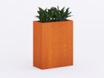 Donica ogrodowa metalowa Corten 30x60x75 cm - obrazek 2