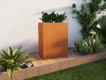 Donica ogrodowa metalowa Corten 30x60x75 cm - obrazek 3