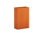 Donica ogrodowa metalowa Corten 30x60x90 cm