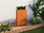 Donica ogrodowa metalowa Corten 30x60x90 cm - obrazek 3