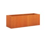 Donica ogrodowa metalowa Corten 30x90x30 cm