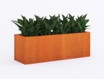 Donica ogrodowa metalowa Corten 30x90x30 cm - obrazek 2