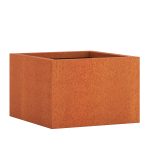 Donica ogrodowa metalowa Corten 45x45x30 cm
