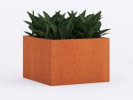 Donica ogrodowa metalowa Corten 45x45x30 cm - obrazek 2