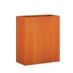 Donica ogrodowa metalowa Corten 45x90x105 cm