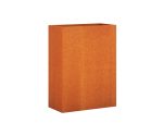 Donica ogrodowa metalowa Corten 45x90x120 cm