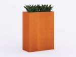 Donica ogrodowa metalowa Corten 45x90x120 cm - obrazek 2