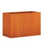Donica ogrodowa metalowa Corten 45x90x60 cm