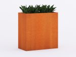 Donica ogrodowa metalowa Corten 45x90x90 cm - obrazek 2