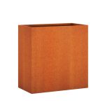Donica ogrodowa metalowa Corten 60x120x120 cm