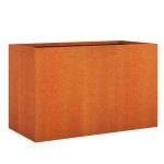 Donica ogrodowa metalowa Corten 60x120x75 cm