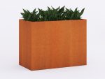 Donica ogrodowa metalowa Corten 60x120x90 cm - obrazek 2