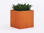 Donica ogrodowa metalowa Corten 60x60x60 cm - obrazek 2