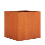 Donica ogrodowa metalowa Corten 90x90x90 cm