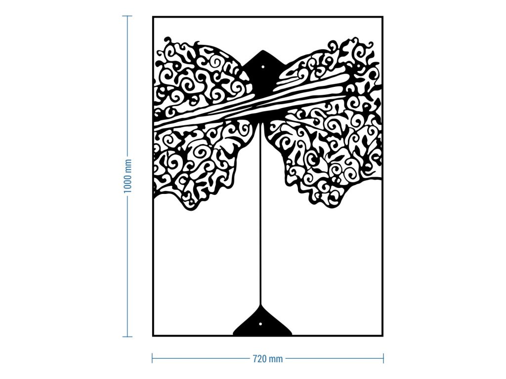 Obraz metalowy ścienny Klepsydra 100 cm - obrazek 2