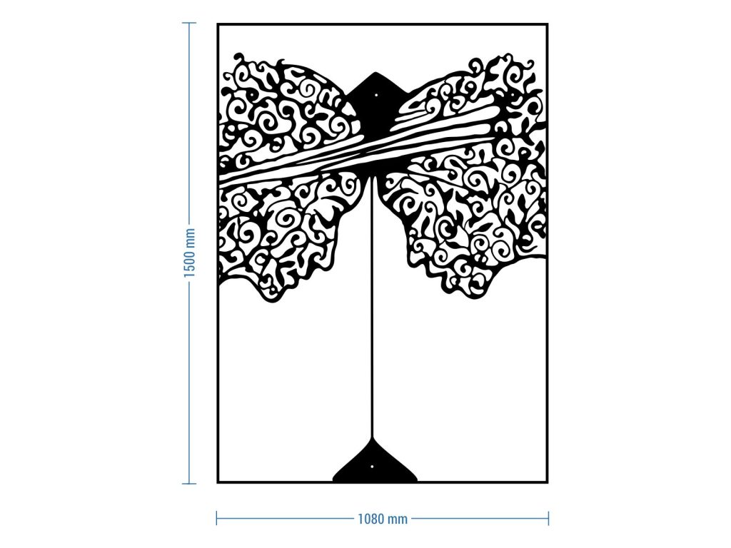 Obraz metalowy ścienny Klepsydra 150 cm - obrazek 2