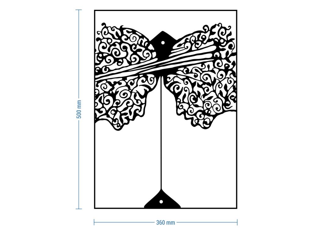 Obraz metalowy ścienny Klepsydra 50 cm - obrazek 2