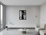 Obraz metalowy ścienny Kochankowie 38x50 cm - obrazek 2