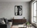 Obraz metalowy ścienny Kochankowie 76x100 cm - obrazek 2