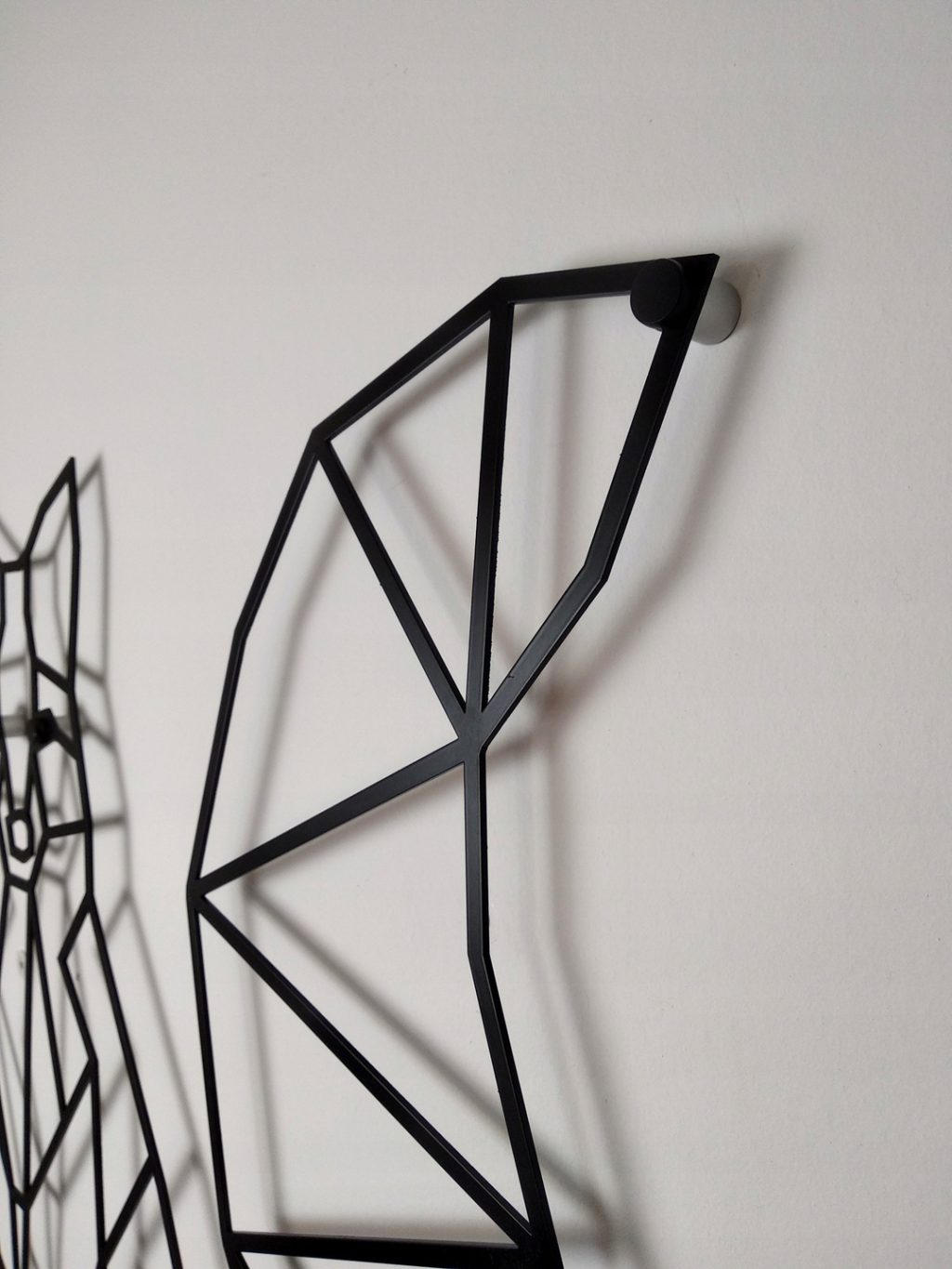 Dekoracja geometryczna metalowa Lis II 60 cm - obrazek 6