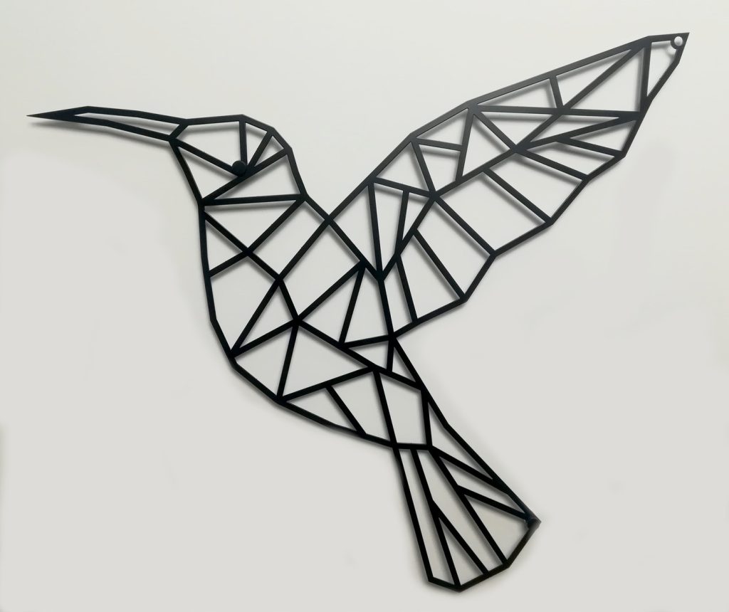 Dekoracja geometryczna metalowa Koliber 40 cm - obrazek 4