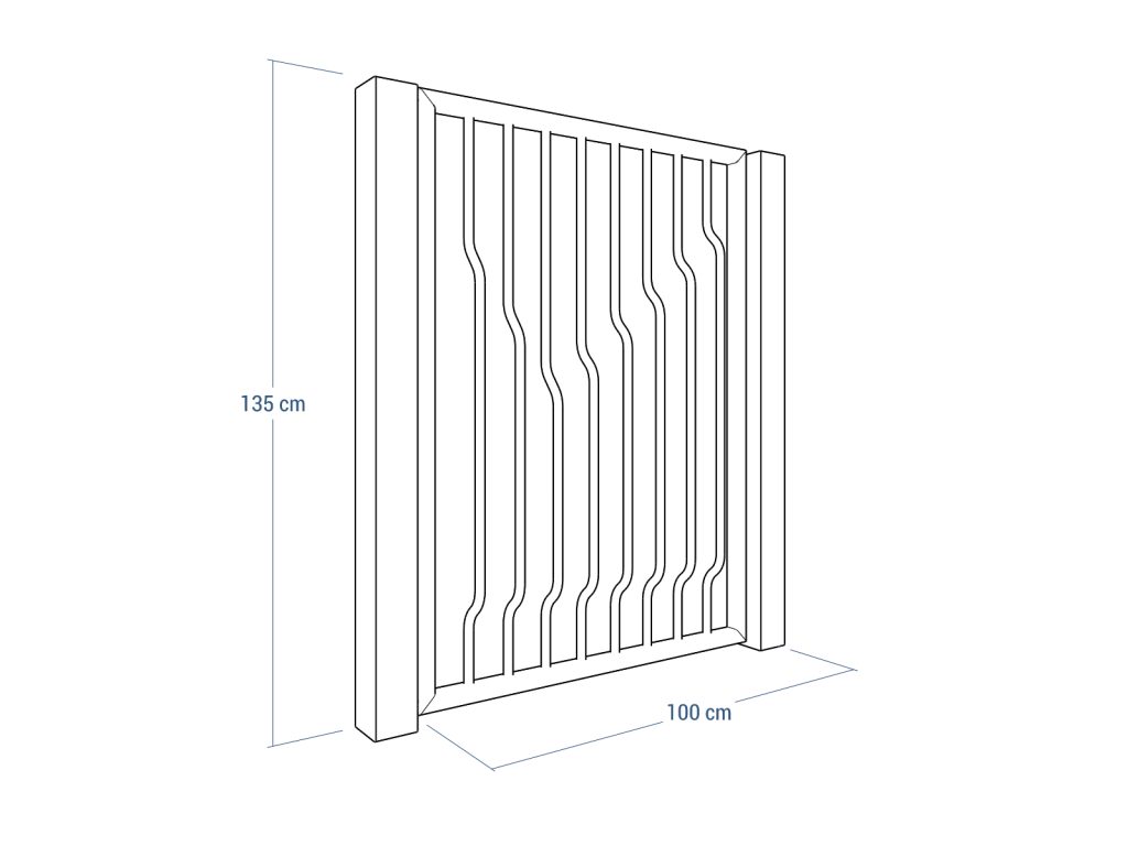 Furtka Marina 100×135 cm - obrazek 4