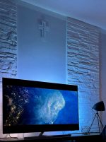 Krzyż metalowy KNS030 30 cm - obrazek 2