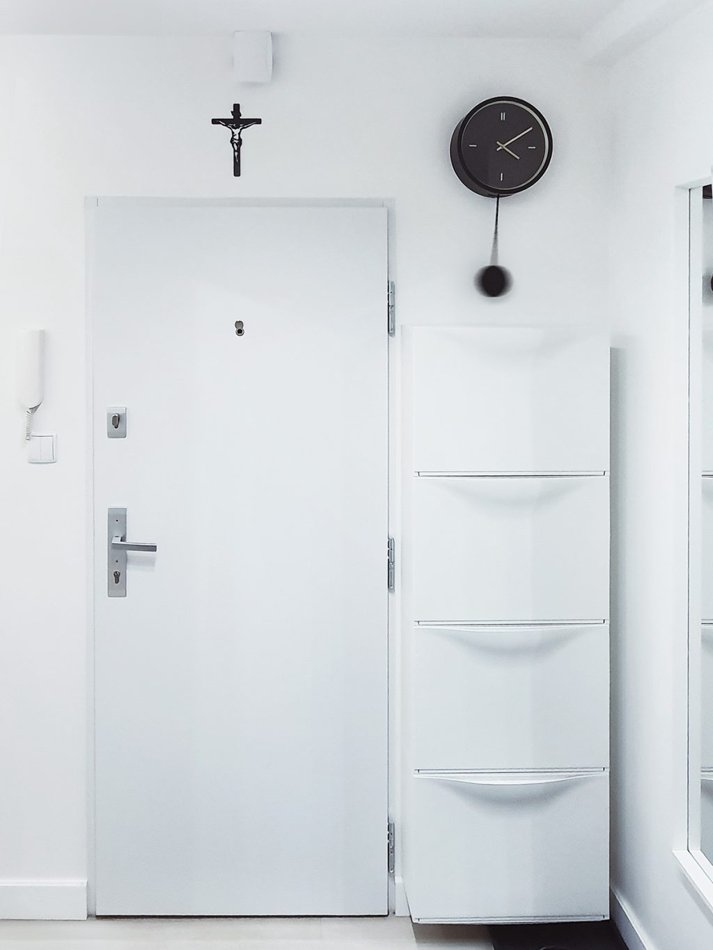 Krzyż metalowy na ścianę KNS002 20 cm - obrazek 2