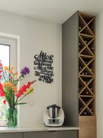 Dekoracja metalowa napis na ścianę Sentencja KNS021 50 cm - obrazek 2