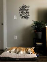 Dekoracja metalowa napis na ścianę Sentencja KNS021 50 cm - obrazek 5