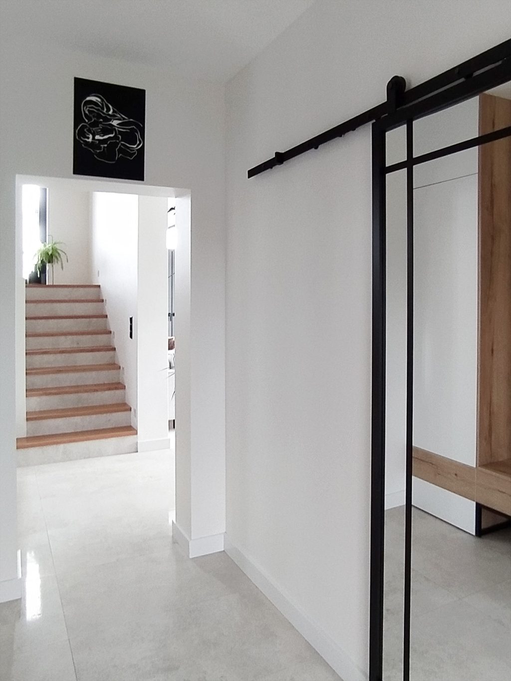 Obraz metalowy Matka Boska z Dzieciątkiem KNS023 50 cm - obrazek 2