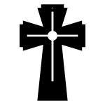 Krzyż metalowy KNS034 50 cm