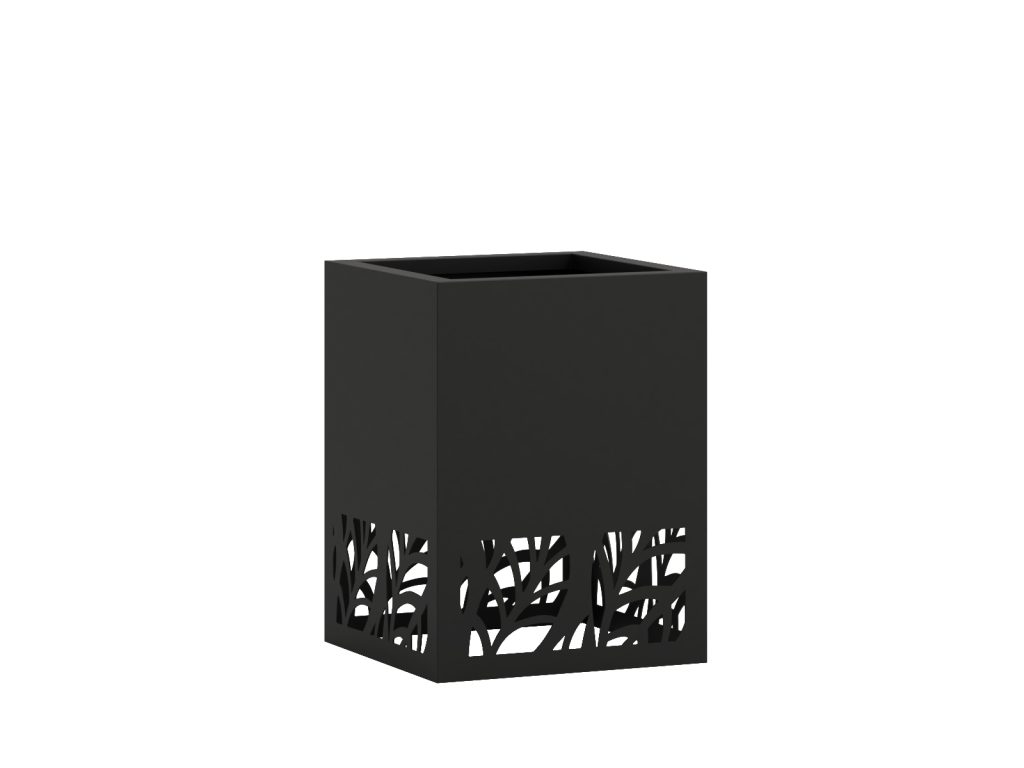 Kwietnik metalowy AŻUROWY A01 30x30x40 - obrazek 2