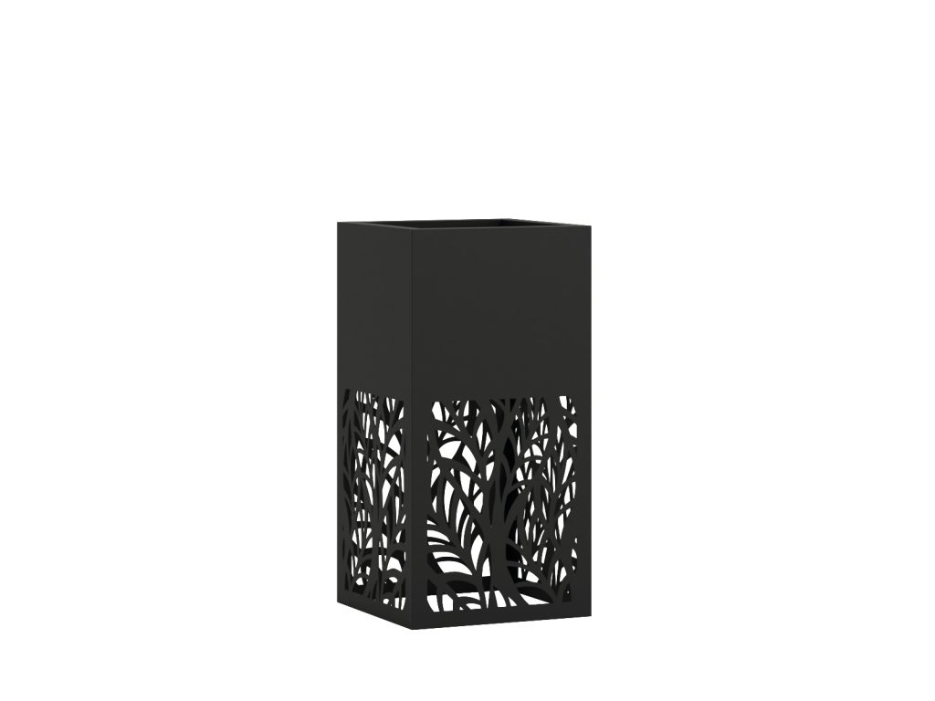 Kwietnik metalowy AŻUROWY A01 30x30x60 - obrazek 2