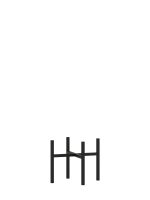 Kwietnik metalowy loft X BIG  S - obrazek 3