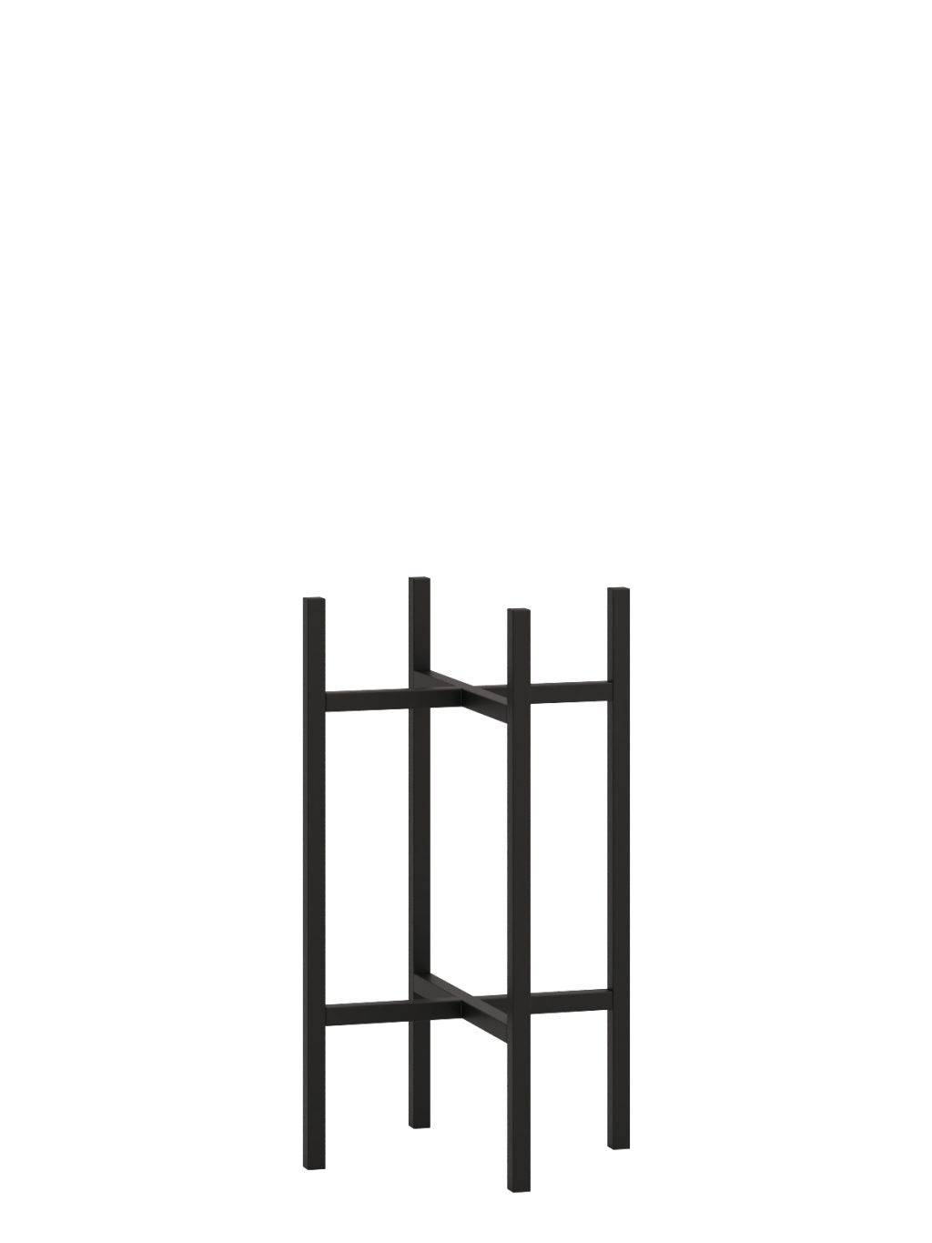 Kwietnik metalowy loft X BIG  M - obrazek 4