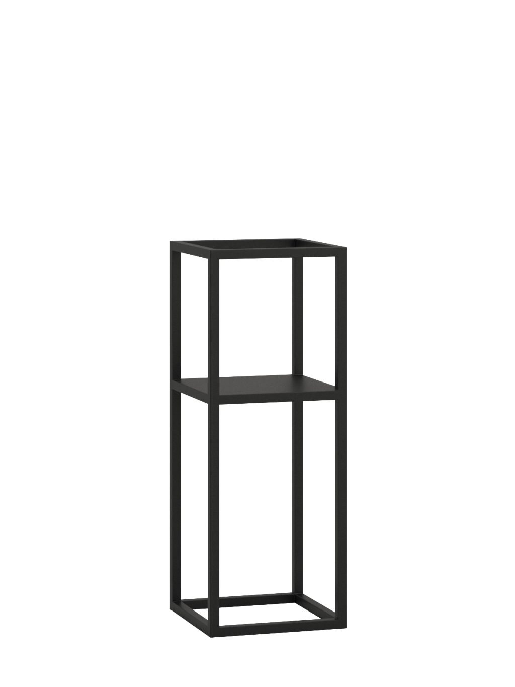 Kwietnik z GŁĘBOKĄ PÓŁKĄ wym. 30x30x80 - obrazek 2