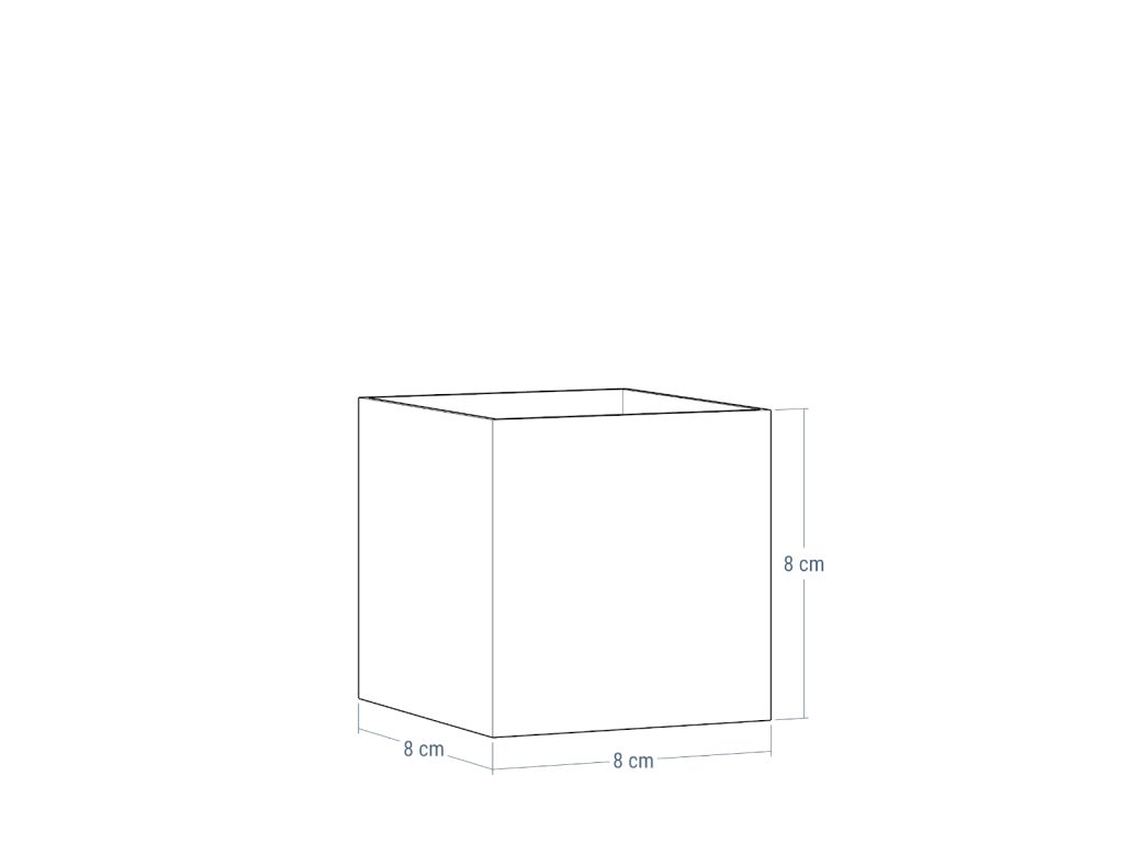 Osłonka na doniczkę metalowa - kwietnik MINI  S - obrazek 4
