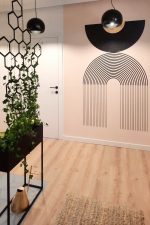 Dekoracja ścienna metalowa na rośliny pnące Heksagon 73x104 cm - obrazek 2