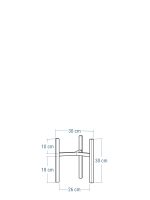 Kwietnik metalowy loft Tripod  S - obrazek 4