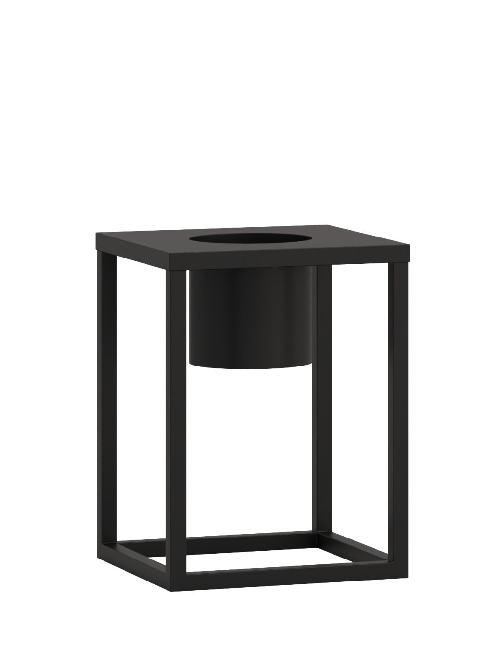 Kwietnik metalowy TUBE loft  S 30x30x40cm - obrazek 2