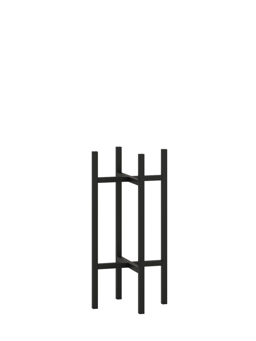 Kwietnik metalowy loft X  M - obrazek 3