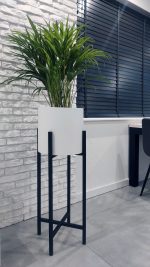 Kwietnik metalowy loft X BIG  L - obrazek 3