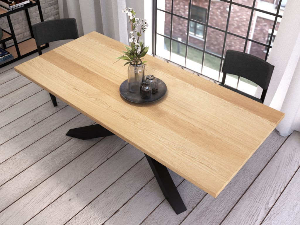 Noga metalowa do stołu Pająk Heavy L - obrazek 2