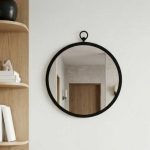Lustro metalowe skandynawskie Harstad 50 cm