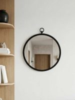 Lustro metalowe skandynawskie Harstad 50 cm