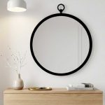Lustro metalowe skandynawskie Harstad 60 cm