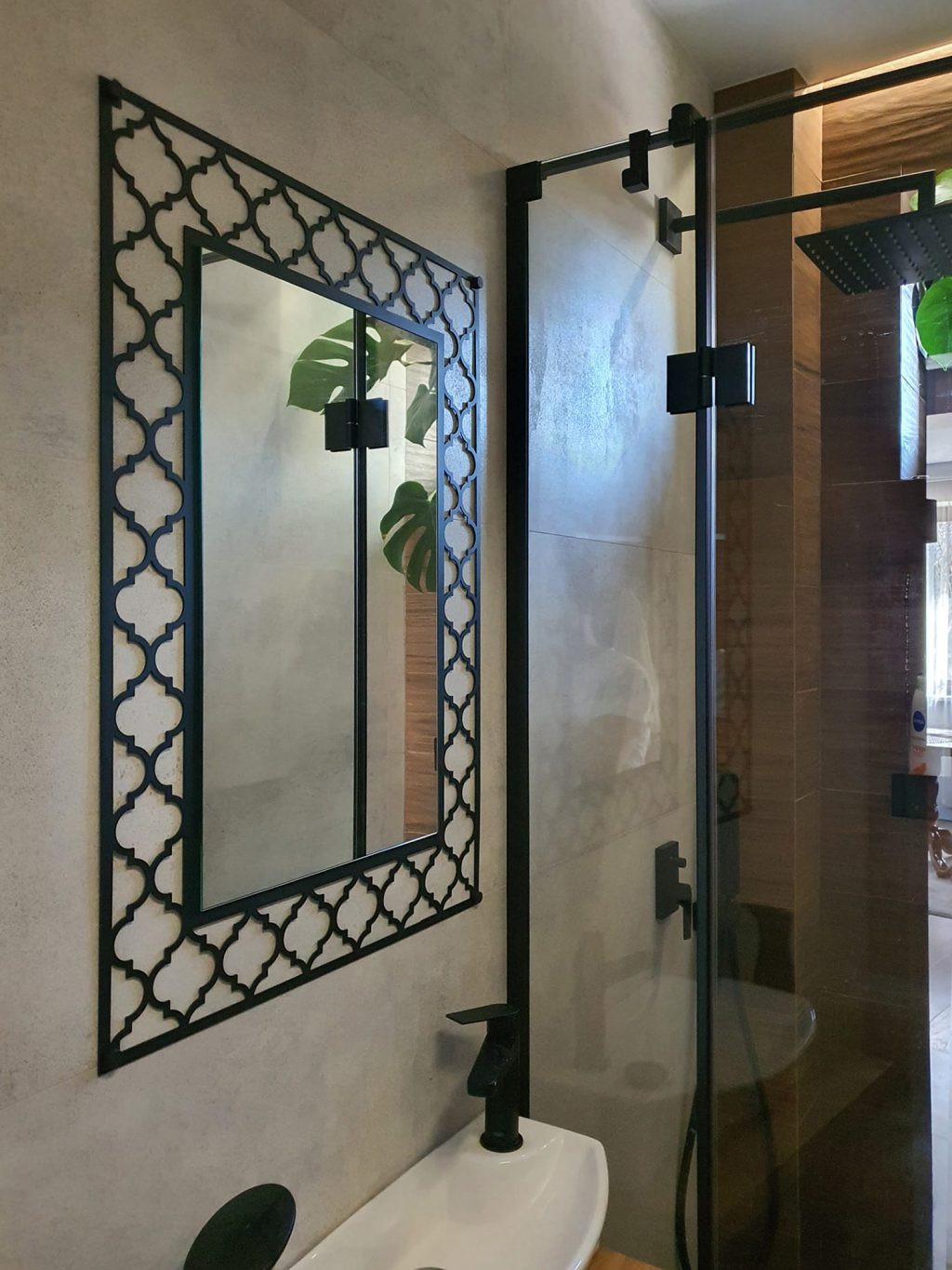 Lustro metalowe Maroko L06 75 cm - obrazek 2