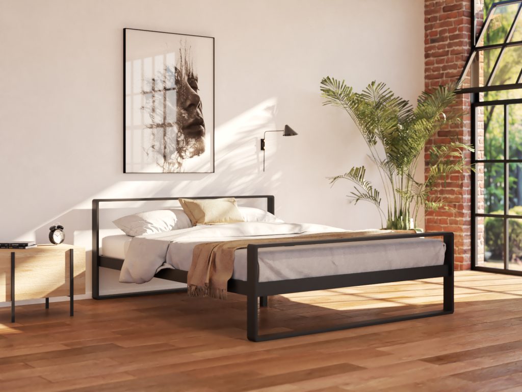 Łóżko metalowe Madre 160x200 cm - obrazek 2